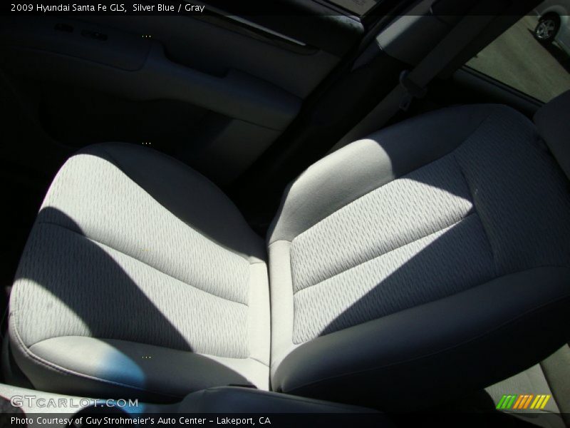 Silver Blue / Gray 2009 Hyundai Santa Fe GLS