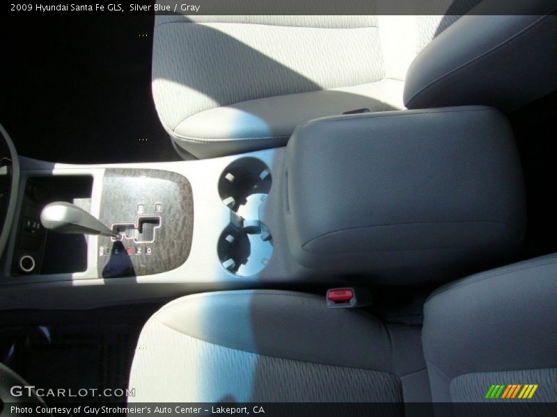 Silver Blue / Gray 2009 Hyundai Santa Fe GLS