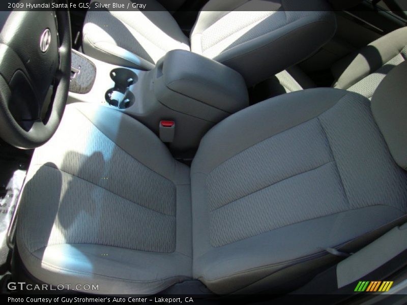 Silver Blue / Gray 2009 Hyundai Santa Fe GLS