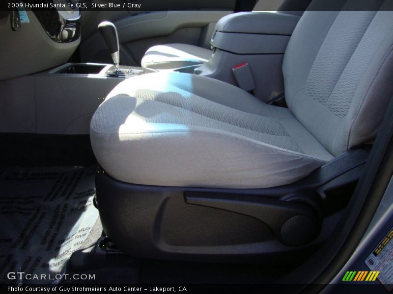 Silver Blue / Gray 2009 Hyundai Santa Fe GLS