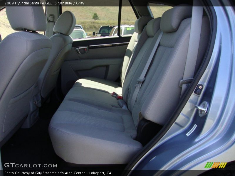 Silver Blue / Gray 2009 Hyundai Santa Fe GLS