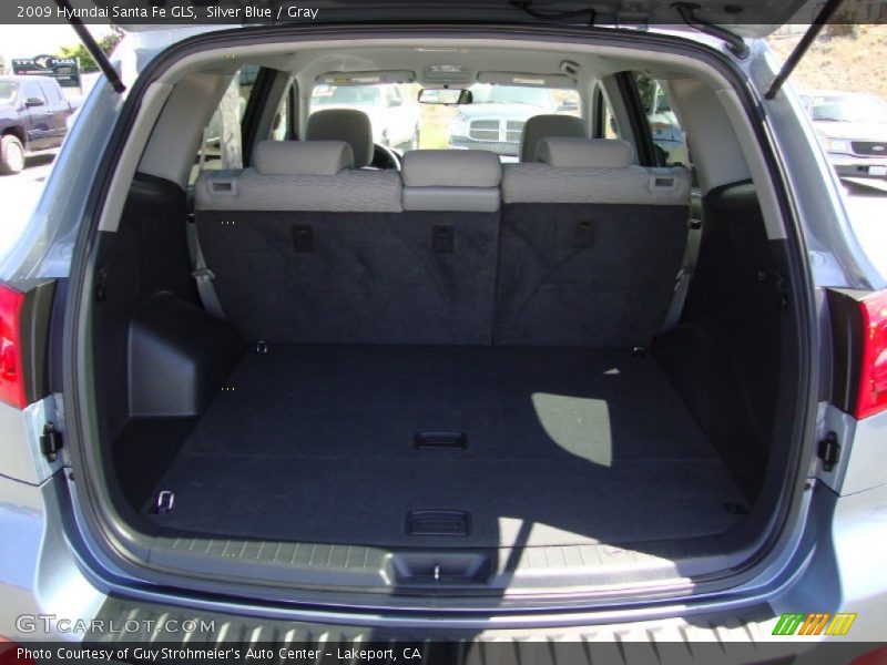 Silver Blue / Gray 2009 Hyundai Santa Fe GLS