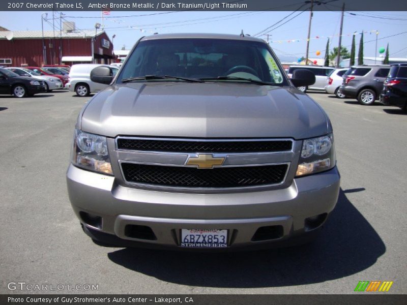 Amber Bronze Metallic / Dark Titanium/Light Titanium 2007 Chevrolet Tahoe LS
