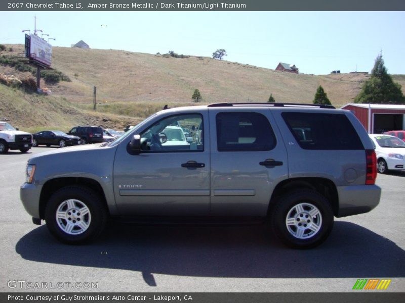 Amber Bronze Metallic / Dark Titanium/Light Titanium 2007 Chevrolet Tahoe LS