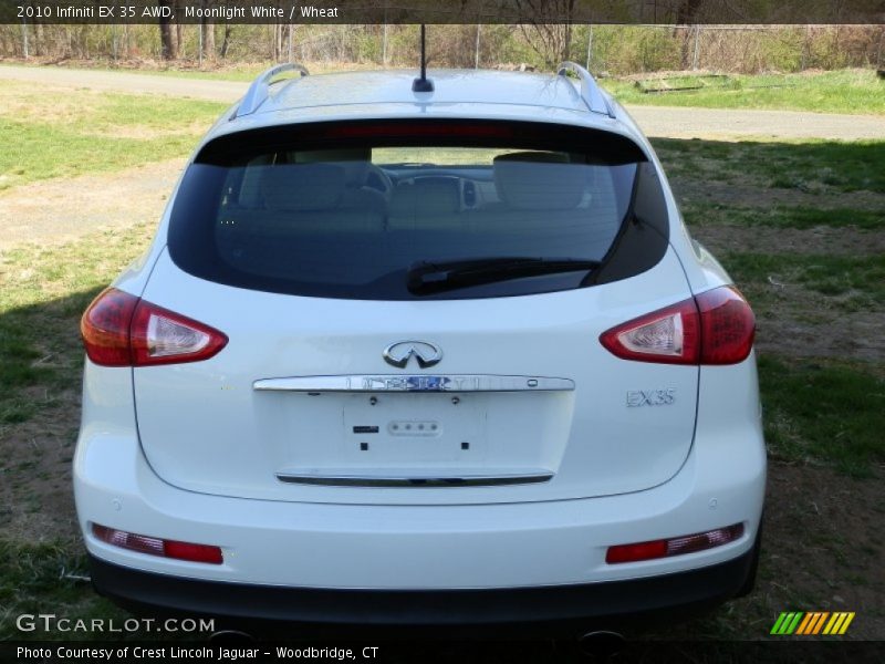 Moonlight White / Wheat 2010 Infiniti EX 35 AWD