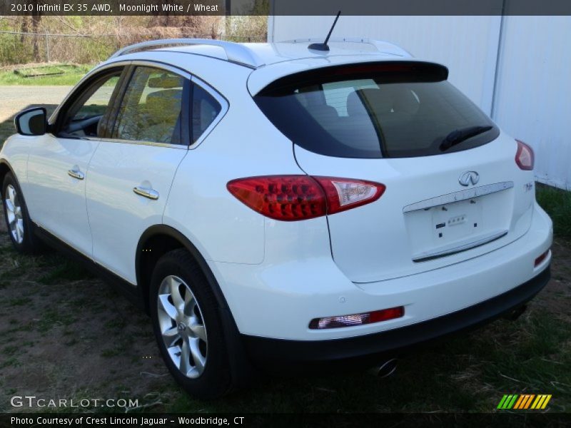 Moonlight White / Wheat 2010 Infiniti EX 35 AWD