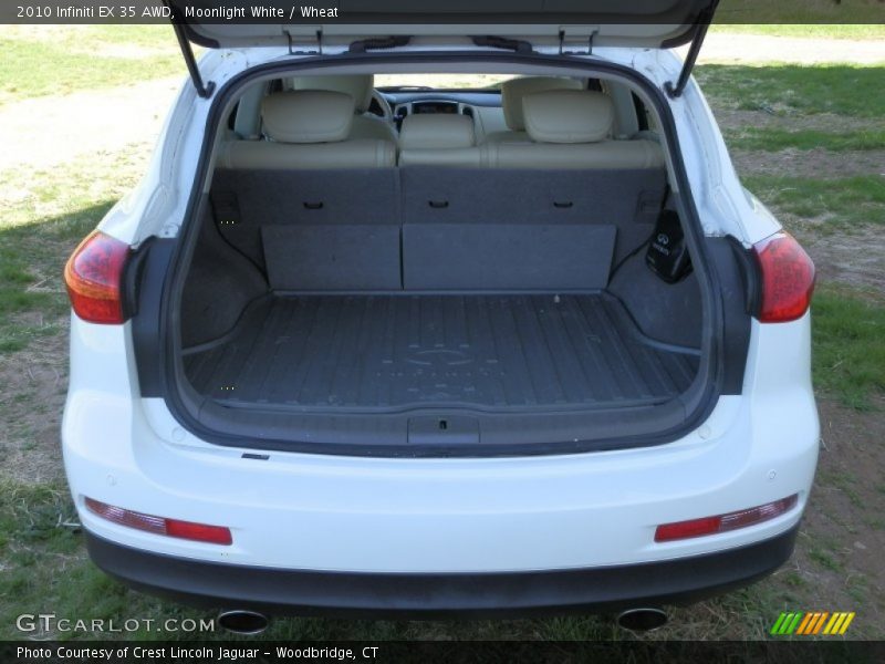 Moonlight White / Wheat 2010 Infiniti EX 35 AWD
