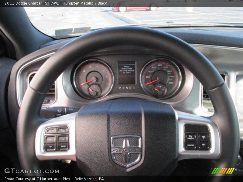 Tungsten Metallic / Black 2011 Dodge Charger R/T AWD