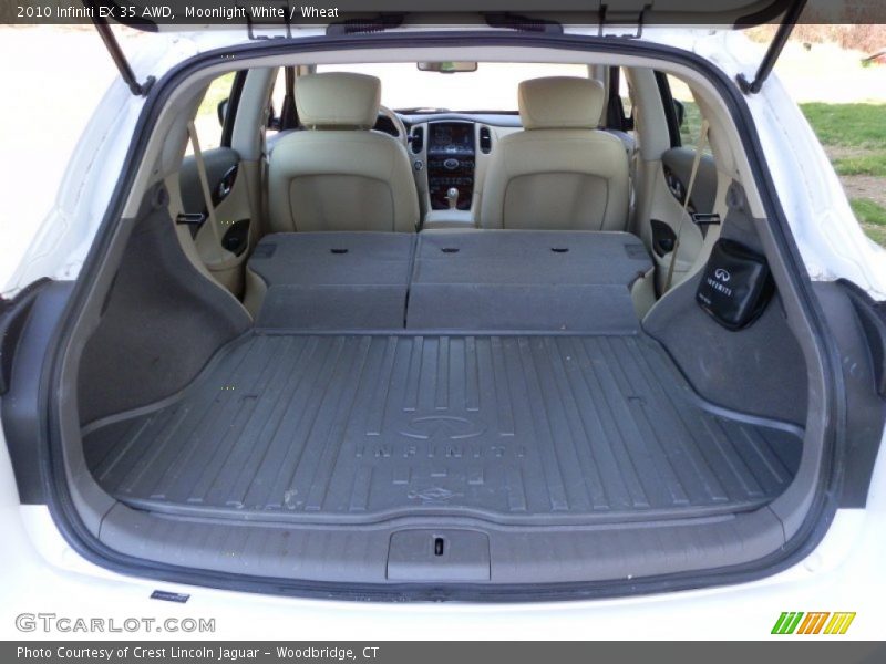 Moonlight White / Wheat 2010 Infiniti EX 35 AWD