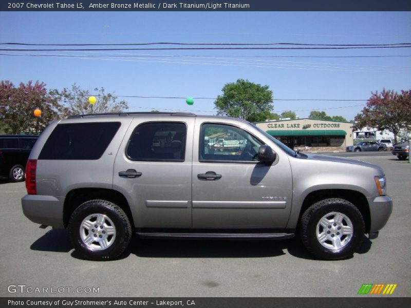 Amber Bronze Metallic / Dark Titanium/Light Titanium 2007 Chevrolet Tahoe LS