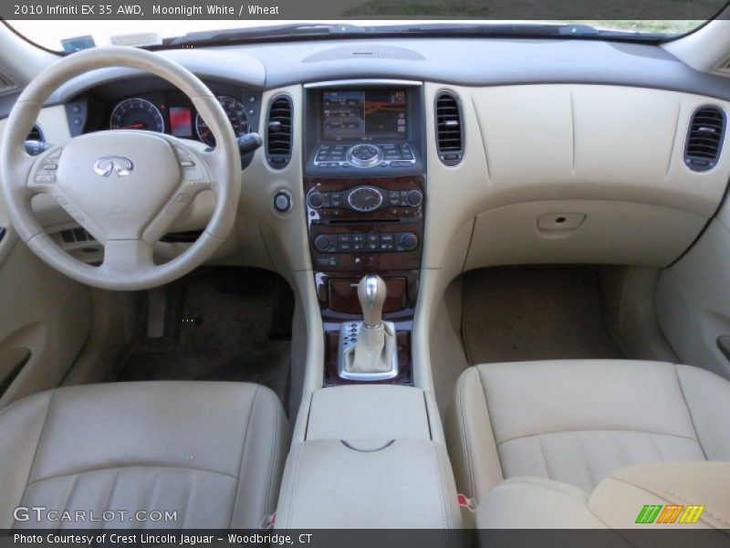 Moonlight White / Wheat 2010 Infiniti EX 35 AWD