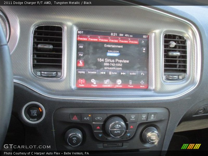 Controls of 2011 Charger R/T AWD