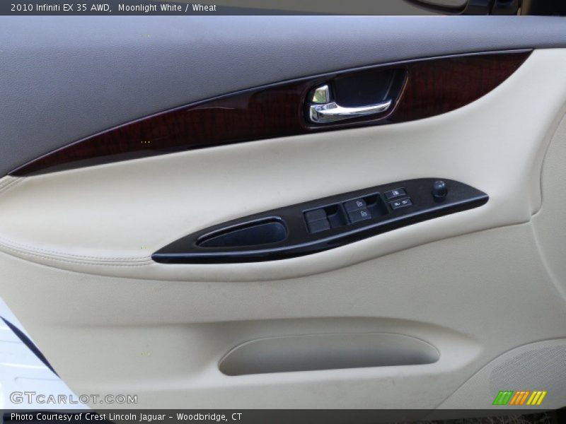 Moonlight White / Wheat 2010 Infiniti EX 35 AWD