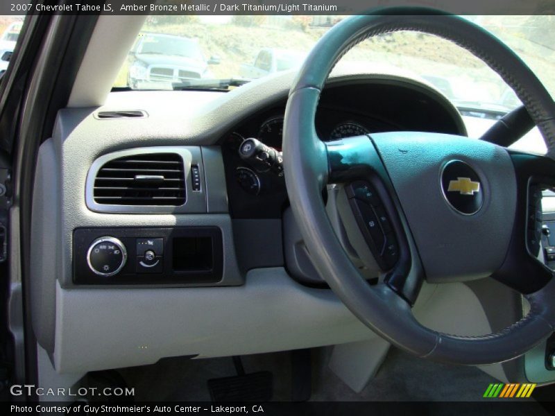 Amber Bronze Metallic / Dark Titanium/Light Titanium 2007 Chevrolet Tahoe LS