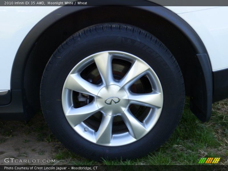 Moonlight White / Wheat 2010 Infiniti EX 35 AWD