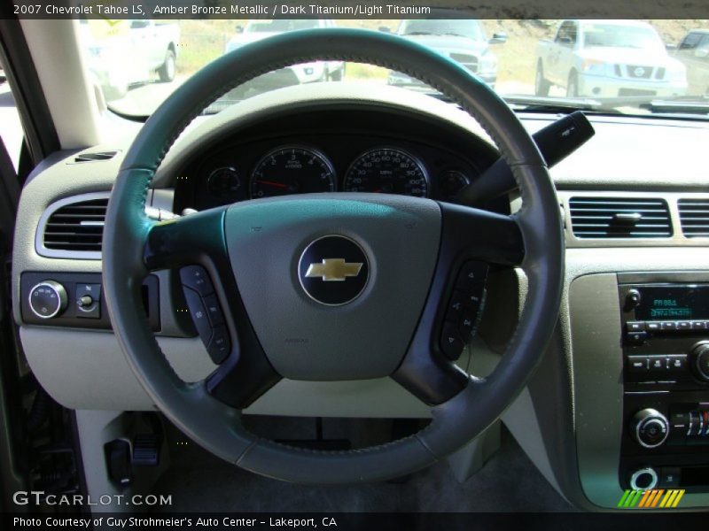 Amber Bronze Metallic / Dark Titanium/Light Titanium 2007 Chevrolet Tahoe LS