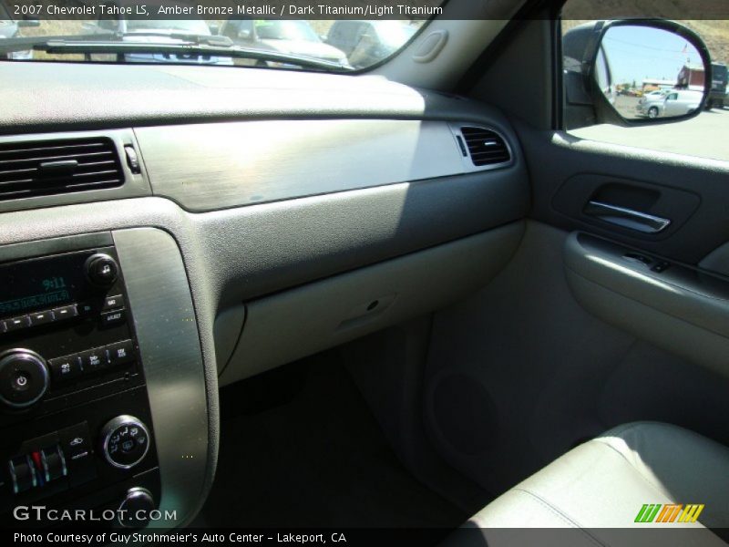 Amber Bronze Metallic / Dark Titanium/Light Titanium 2007 Chevrolet Tahoe LS