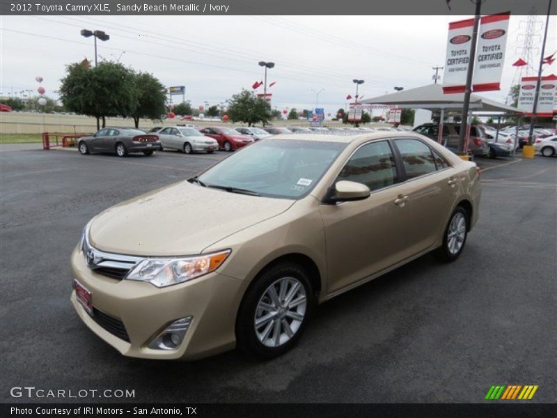 Sandy Beach Metallic / Ivory 2012 Toyota Camry XLE