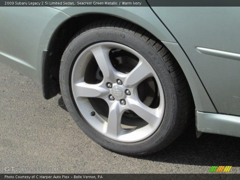 Seacrest Green Metallic / Warm Ivory 2009 Subaru Legacy 2.5i Limited Sedan