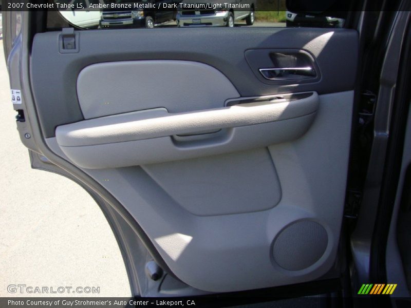 Amber Bronze Metallic / Dark Titanium/Light Titanium 2007 Chevrolet Tahoe LS