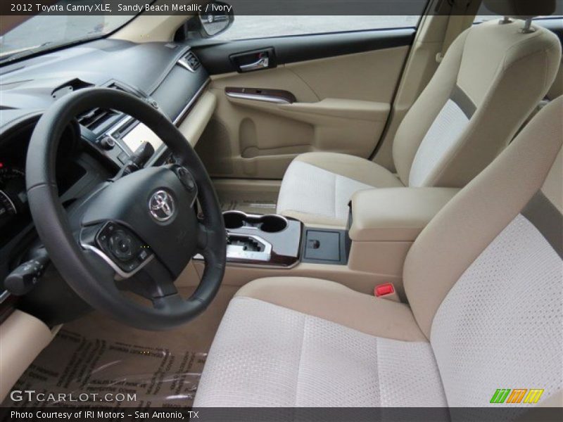Sandy Beach Metallic / Ivory 2012 Toyota Camry XLE
