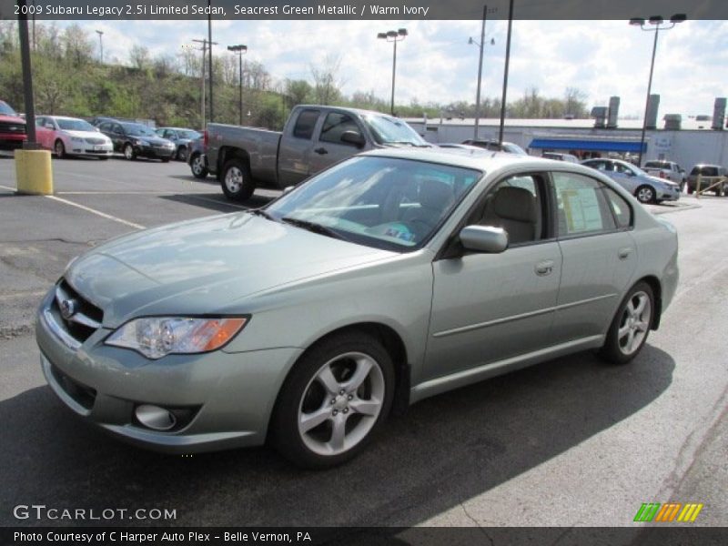 Seacrest Green Metallic / Warm Ivory 2009 Subaru Legacy 2.5i Limited Sedan