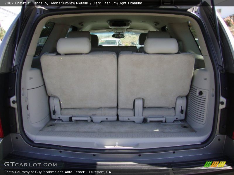 Amber Bronze Metallic / Dark Titanium/Light Titanium 2007 Chevrolet Tahoe LS