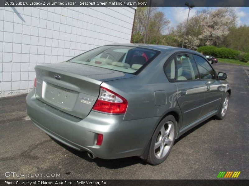 Seacrest Green Metallic / Warm Ivory 2009 Subaru Legacy 2.5i Limited Sedan