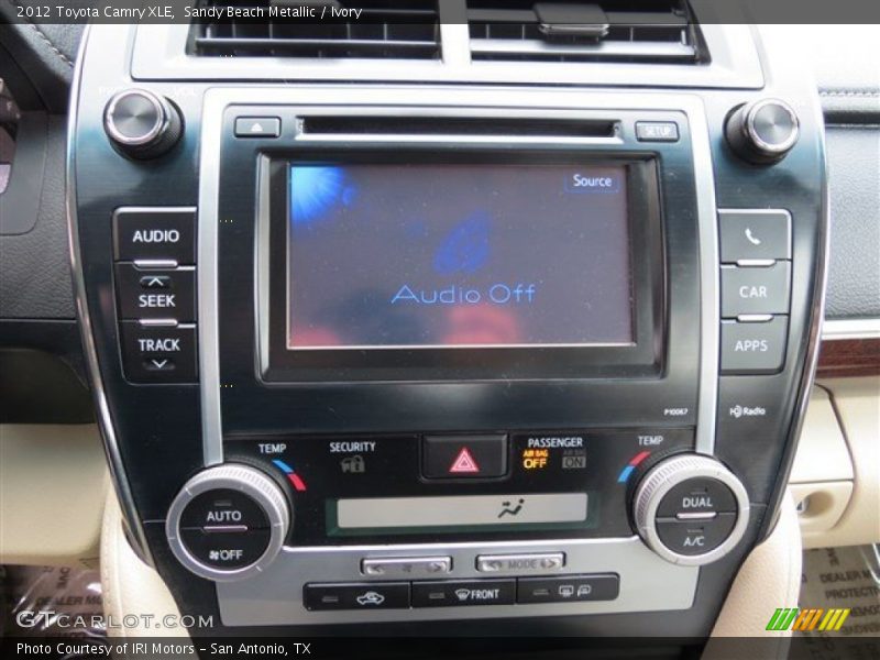Sandy Beach Metallic / Ivory 2012 Toyota Camry XLE
