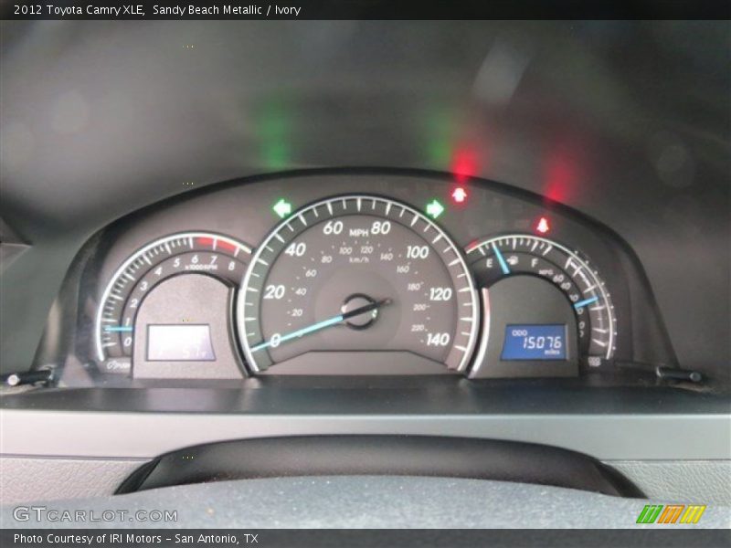 Sandy Beach Metallic / Ivory 2012 Toyota Camry XLE