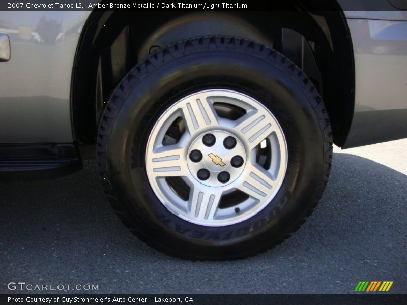 Amber Bronze Metallic / Dark Titanium/Light Titanium 2007 Chevrolet Tahoe LS