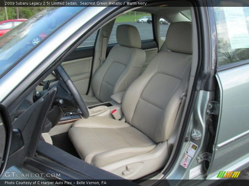Seacrest Green Metallic / Warm Ivory 2009 Subaru Legacy 2.5i Limited Sedan