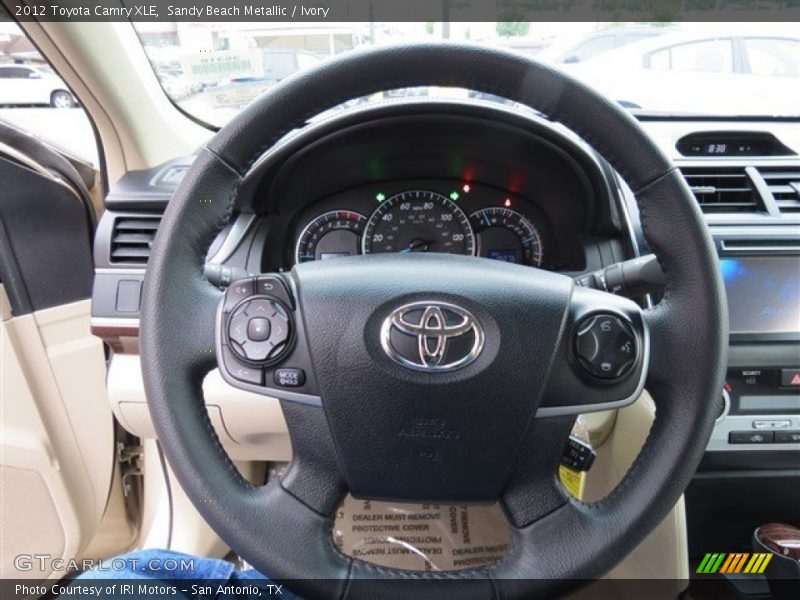Sandy Beach Metallic / Ivory 2012 Toyota Camry XLE