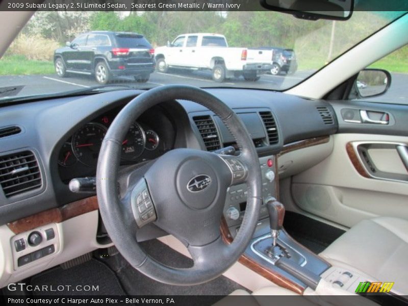 Seacrest Green Metallic / Warm Ivory 2009 Subaru Legacy 2.5i Limited Sedan