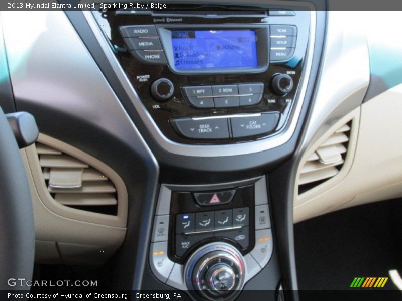 Sparkling Ruby / Beige 2013 Hyundai Elantra Limited
