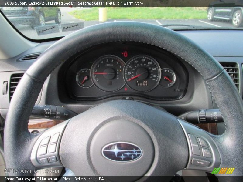 Seacrest Green Metallic / Warm Ivory 2009 Subaru Legacy 2.5i Limited Sedan
