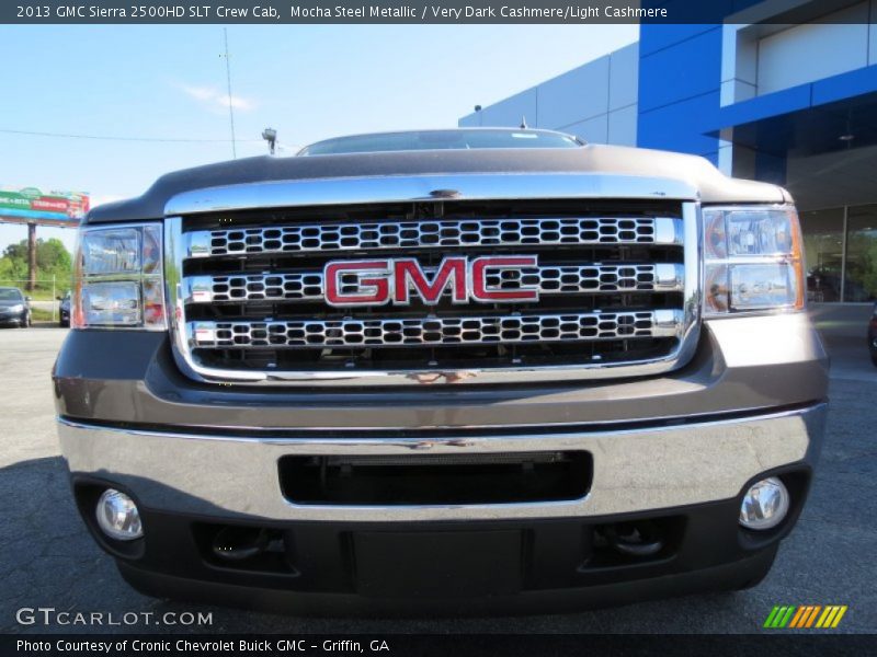 Mocha Steel Metallic / Very Dark Cashmere/Light Cashmere 2013 GMC Sierra 2500HD SLT Crew Cab