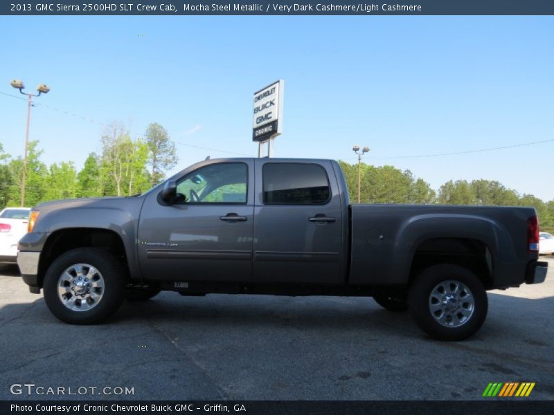 Mocha Steel Metallic / Very Dark Cashmere/Light Cashmere 2013 GMC Sierra 2500HD SLT Crew Cab