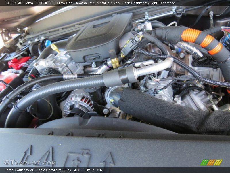 Mocha Steel Metallic / Very Dark Cashmere/Light Cashmere 2013 GMC Sierra 2500HD SLT Crew Cab