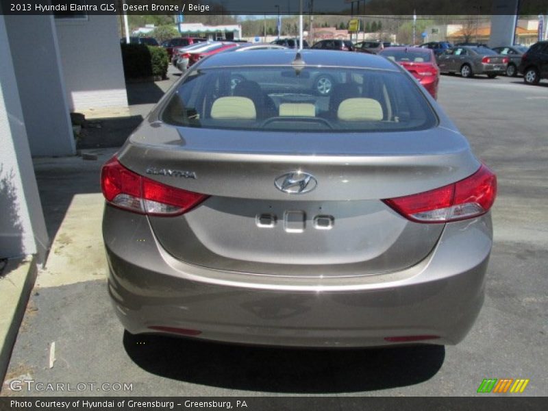 Desert Bronze / Beige 2013 Hyundai Elantra GLS