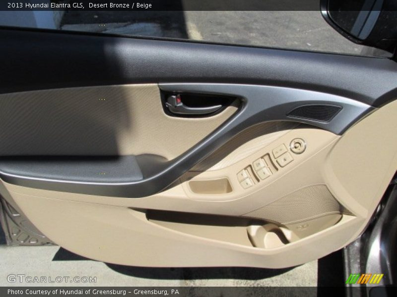 Desert Bronze / Beige 2013 Hyundai Elantra GLS
