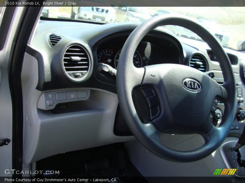 Bright Silver / Gray 2010 Kia Rondo LX