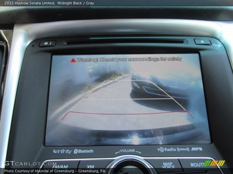 Midnight Black / Gray 2013 Hyundai Sonata Limited