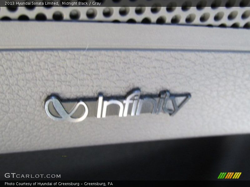 Midnight Black / Gray 2013 Hyundai Sonata Limited