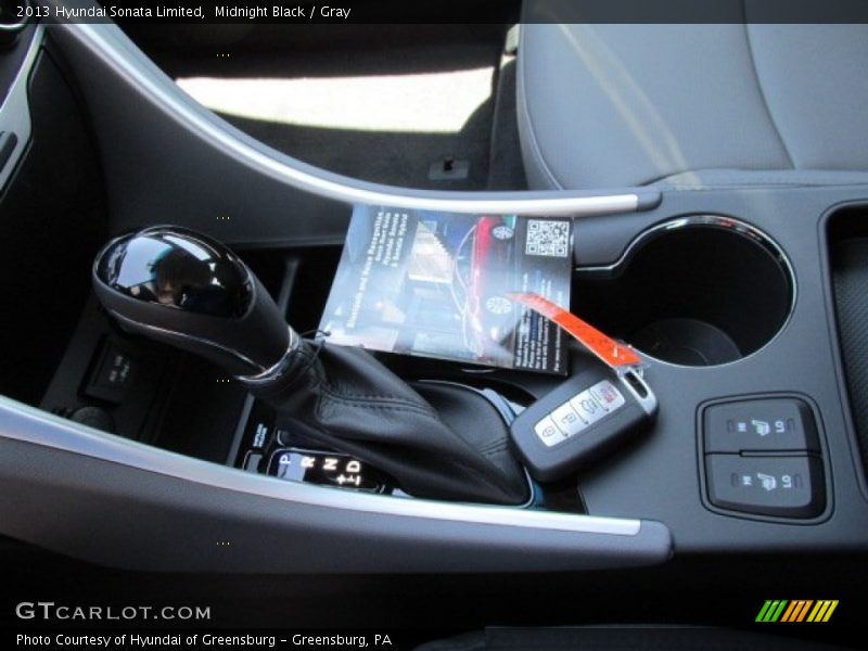 Midnight Black / Gray 2013 Hyundai Sonata Limited