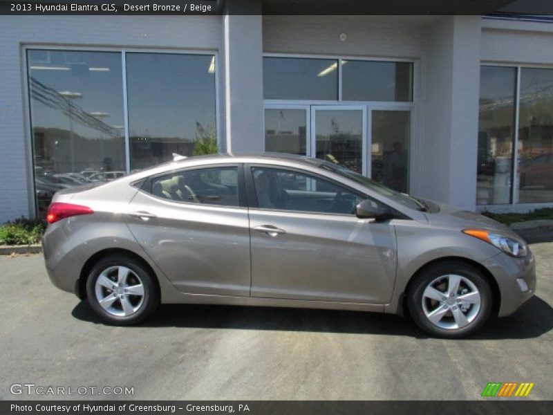 Desert Bronze / Beige 2013 Hyundai Elantra GLS
