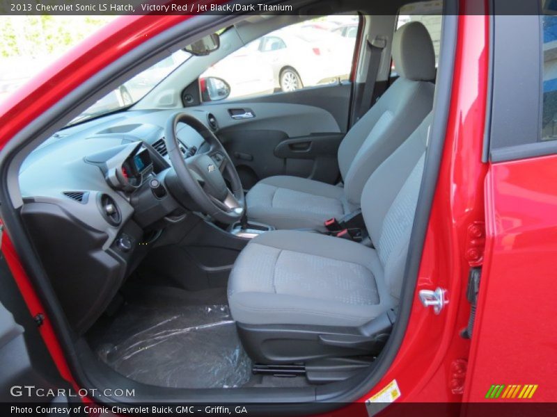  2013 Sonic LS Hatch Jet Black/Dark Titanium Interior
