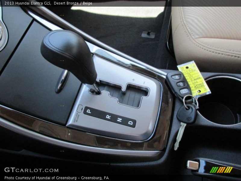 Desert Bronze / Beige 2013 Hyundai Elantra GLS