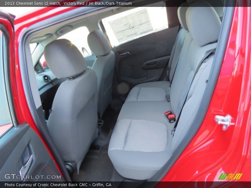 Rear Seat of 2013 Sonic LS Hatch