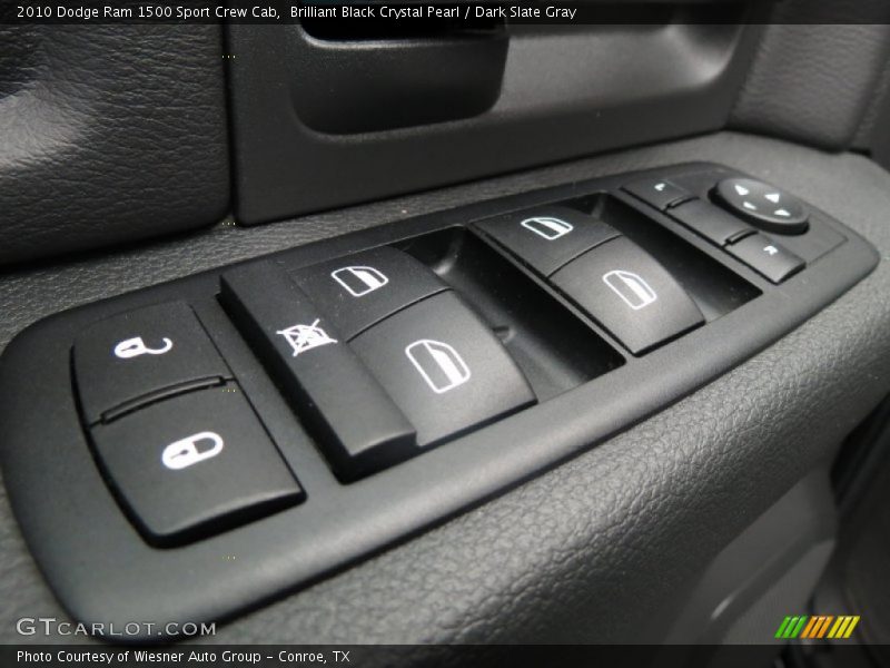 Brilliant Black Crystal Pearl / Dark Slate Gray 2010 Dodge Ram 1500 Sport Crew Cab